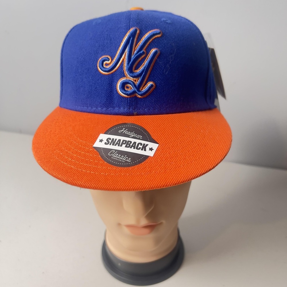 New York Lincoln Giants Hat Cap Snap Back Youth OSFA Blue Negro Leagues Headgear